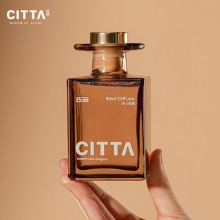 木質質感藤枝無火香薰 擴香瓶 香薰瓶 無火香薰精油 臺灣出貨, 1個, 【碟口方瓶】梵林雪松