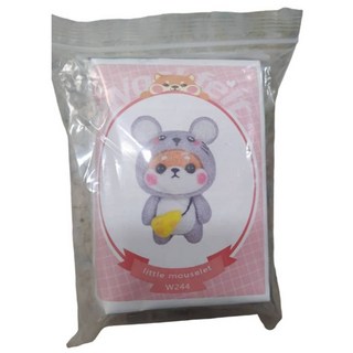 柴犬羊毛氈材料包 DIY手工製作 可愛小狗玩偶 療癒系擺飾, 灰, 1個