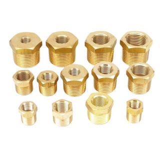 NPT BSPT 암수 스레드 황동 감속기 부싱 파이프 피팅 커플러 커넥터 어댑터 1/4 3/8 1/2 3/4 229PSI, Type 8, 1개