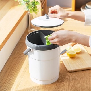 냄새차단 에코 밀폐형 음식물 쓰레기통 4.5L, 1개
