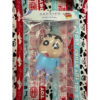 §小俏妞部屋§ SOFVIPS 野原新之助 蠟筆小新 粉彩色 公仔，可愛造型，粉嫩色彩，療癒小物，安全材質, 1個