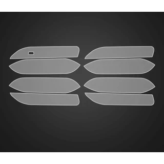 BYD YUAN UP 2024 자동차 도어 핸들 그릇 스크래치 보호 보이지 않는 투명 스티커, 01 Transparent Stickers