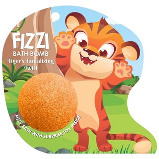 Saboo 泡沫沐浴球 老虎的誘人旋轉 TIGER'S TANTALIZING TWIRL, 1顆, 100g