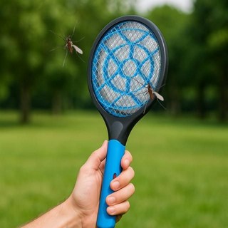 건전지 전기 모기채 대형 DY-448 2중, 상세페이지 참조