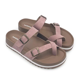 FROGKING 女鞋 繞趾羅馬風厚底足弓減壓拖鞋，舒適支撐、足弓減壓、室內防滑