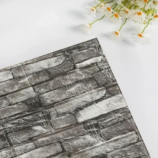 폼3D 장식 벽 스티커 접착 패널 홈 거실 집 방수, 01 8pcs(35X38cm), 15 C