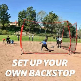 야구대형네트 접이식 연습망 타격 훈련 투구 배팅, 12x9 인치 대형 그물 약 3.6mx2.7m, 12x9 인치 대형 그물 약 3.6mx2.7m, 1개