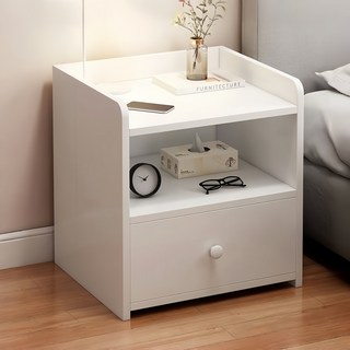 원목 침대 협탁 사이드 선반 수납장 침대 머릿장 CTG04, 1개, 화이트