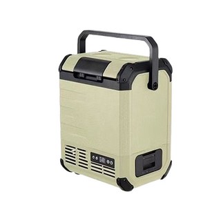 智能恆溫車載冰箱 多種供電方式 超長續航 靜音低噪 防震抗摔, 車載冰箱D10L泥沙色冰箱