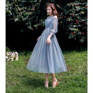 드레스 셀프웨딩드레스 이브닝 노랑 2부 피로연 결혼식