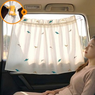 세이보링 차량용 햇빛가리개, 1개, 공룡