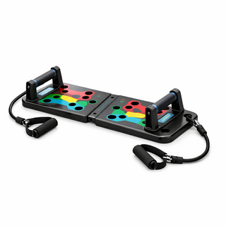 STAM 멀티푸쉬업보드 접이식 팔굽혀펴기 홈트레이닝, 블랙