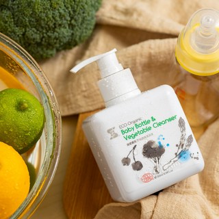 誰是寶貝 babysassi Ecocert有機奶瓶蔬果清潔液 奶瓶清潔劑 清潔劑 奶瓶清潔 公司貨 貝比拉拉, 300ml, 1個