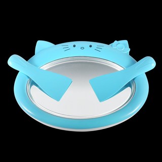 冰淇淋機炒冰機迷你炒冰盤炒酸奶機兒童冰激凌機家用自制雪糕立式, 藍色炒冰機 PA-15C:1個