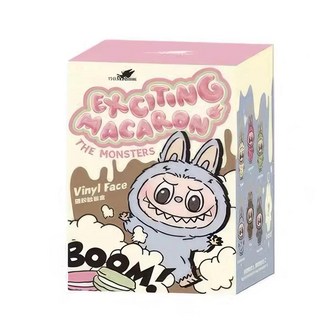 Labubu 몬스터 흥미로운 마카롱 시리즈 블라인드 박스 Labubu 좌석 시리즈 블라인드 백 그림 비닐 봉제 인, 16 V1 1PC Blind Box