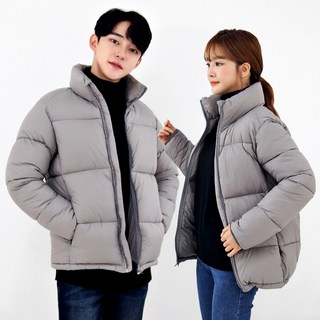 남녀 오버핏 숏패딩/ 빅사이즈/ 빵빵한 볼륨감 웰론 충전재