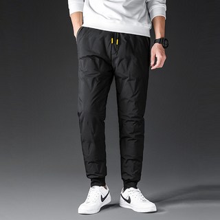 위스트 겨울 남성 오리털 패딩바지 방한바지 덕다운 조거팬츠 빅사이즈 방한복