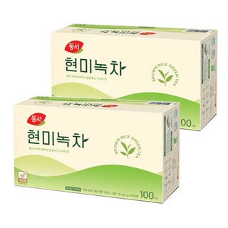 동서 현미녹차 티백, 1.5g, 100개입, 2개