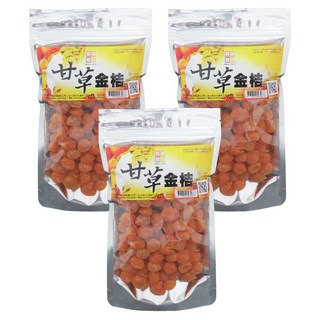 寶島蜜見 甘草金桔(全素) - 台灣金桔、甘草調味、獨立包裝, 3個, 230g