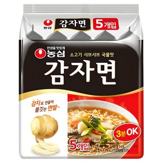 NONGSHIM 農心 馬鈴薯泡麵, 5包