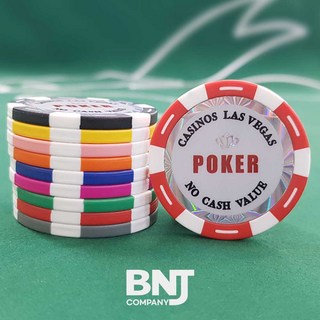 홀로그램 라스베가스 포커칩 게임칩 카지노칩 홀덤칩, 1.빨강, 1개