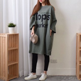 TOPS大寬長T #5247 大寬版大長版休閒舒適寬鬆上衣