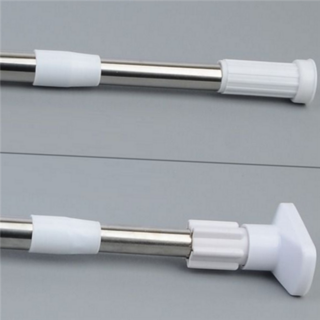 다용도 커튼 봉 이동식 압축봉 무타공 일자형 커튼 봉 설치 현관 미끄럼방 건조대 봉고정 화장실 정리봉 정리