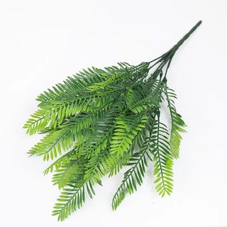 仿真綠植盆栽：龜背草、尤加利、金錢草多款可選，適用於家居、酒店綠化裝飾，打造清新自然的居家氛圍, 波斯蕨E24綠色1束【3束起發】, 1個