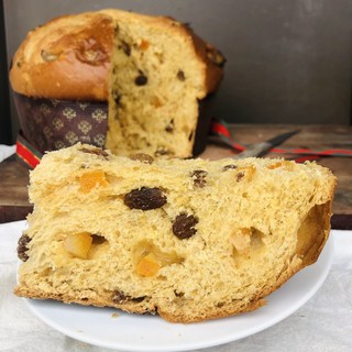 Sen Pei Farmhouse 義大利水果麵包 Panettone 聖誕節限定 傳統風味 鬆軟濕潤, 750g, 1個