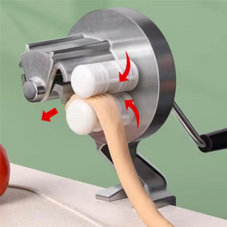 인체공학적 핸드 크랭크 디자인 국수를 갖춘 휴대용 마카로니 메이커 수동 파스타, X-0)35196234785