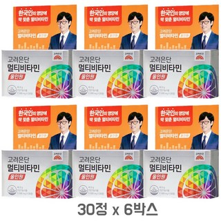 고려은단 멀티비타민 올인원, 30정, 6박스