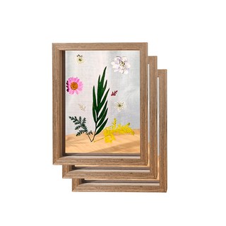 [上手家居] 3件組 透明玻璃空框相框 尺寸12x16cm 17x22.5cm 22x26.5cm, 1個, 中空相框 三入8吋