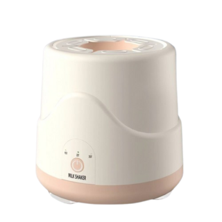 智能保溫搖奶器，恆溫調奶器，一鍵均勻搖奶，多種奶瓶適用，安全材質，外出便攜, 奶油粉, 如附圖