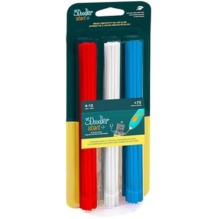 공식 3Doodler Start + 전용 필라멘트 증량 75개 세트 음식 유래 환경 친화적 인 인체에도 영향을 미치지 않는 필라멘트 3D 펜 소녀 소년 생일 지육 그림 크리스마스, 상세페이지 참조, 상세페이지 참조