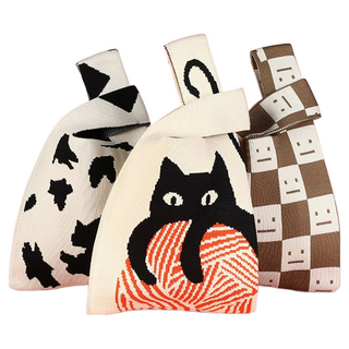 針織手提包 - 時尚簡約 輕巧百搭 展現優雅生活態度