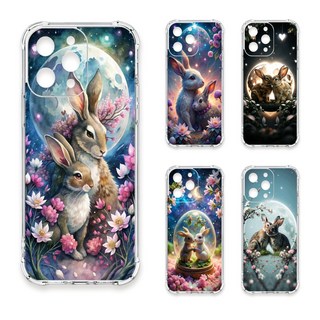 24H快速出貨 TRON vivo V30 月球上的兔子 四角防摔 軟殼 手機殼