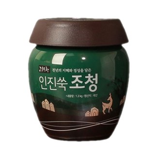 (담은청)인진쑥조청 1.2kg ero*63955Lx, 1개