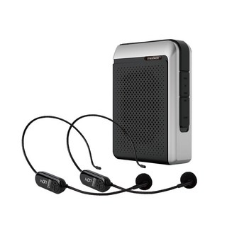 meekee K9 UHF無線教學擴音機 小蜜蜂 麥克風 大聲量 導遊導覽, 1個, 標準盒裝+加購無線麥克風, 黑色