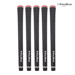 필드스타 골프 쫀쫀한 천연고무 드라이버 아이언 논슬립 스타 그립 여성용 5P세트, 1개