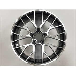 麗車坊 鋁圈 Replica RS-S 旋鍛 20吋 5孔112, 灰車面, 1個