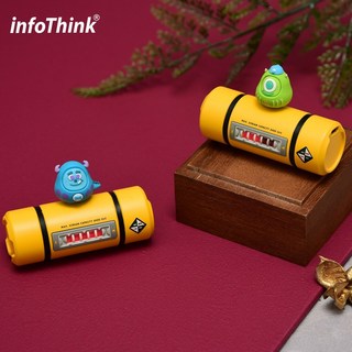 infoThink 毛怪福神 智慧快充口袋行動電源 TYPE-C Lightning 耶誕禮物 交換禮物 大眼福神, 安全帽,Lightning