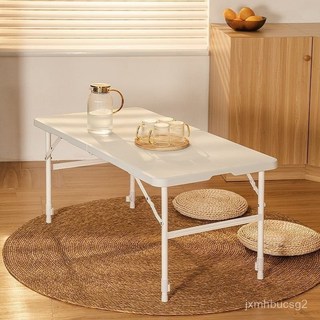 便攜式折疊桌，戶外擺攤桌，家用簡易長方形學習電腦桌餐桌