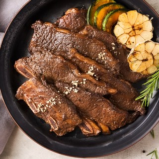 따봉프레시 저온숙성으로 육즙많고 부드러운 양념LA갈비, 4개, 1kg