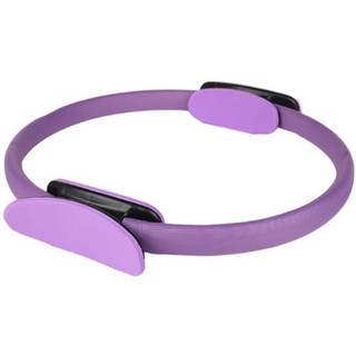 健身圈 瑜珈環 高強度玻璃鋼纖維 防滑 耐腐蝕 直徑38cm 1個, 紫色