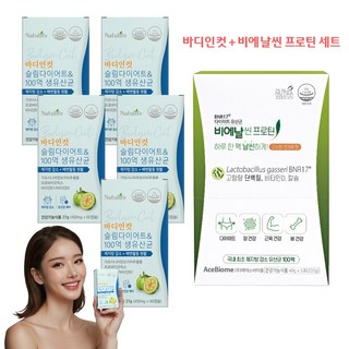 비에날씬 BNR17 + 100억 다이어트 유산균 세트 / 식약처인증 날씬17 100억다이어트유산균 체지방 케어 프로그램, 6박스, 60정