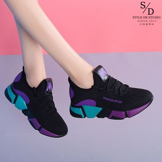 스타일닥터 여성 운동화 패션 스니커즈 빅사이즈 러닝화 편안한 런닝화 경량 워킹업 통기성 조깅화 트레킹화 캐주얼 신발