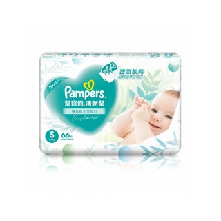 【幫寶適】清新幫紙尿褲 (黏貼型) S/M/L/XL 箱購, 264片, S 66片×4入(箱購), 小碼 (S)