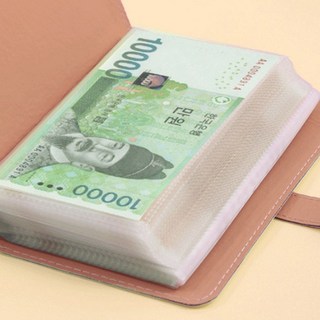 현금수납 다이어리 50장 날짜별 분리수납 현금챌린지, 블루