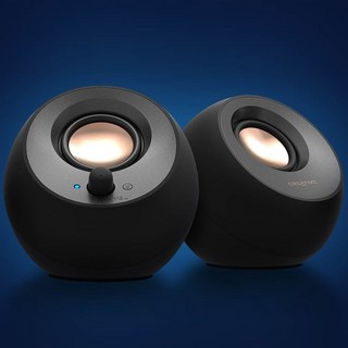 크리에이티브 PEBBLE V3 블루투스 스피커 (블랙), 블랙, MF1700