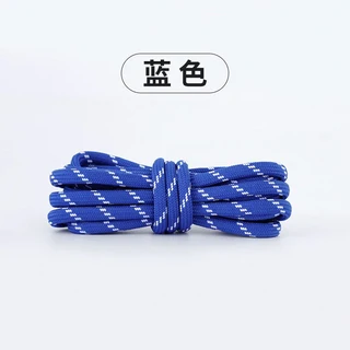 길이 100cm DIY 자유롭게 라운드 가죽 다채로운 MIU 신발 끈 캔버스 캐주얼 부츠 로프, 11 1 pair blue, 01 100cm